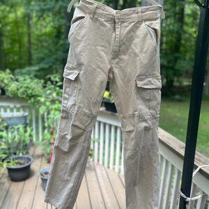 J. Galt by Brandy Melville Women's Beige Cargo Pants Size Small